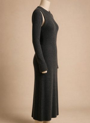 Dress Charcoal Knit