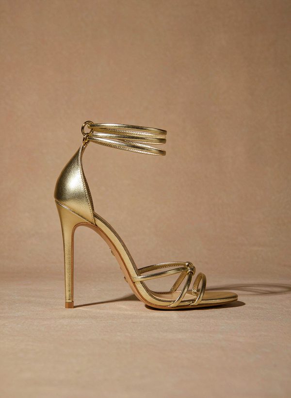 Shoe Gold Sandal Shoe Gold Sandal